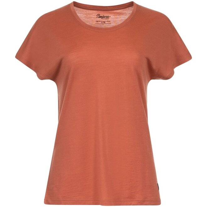 Urban Wool Tee - Terracotta - Woman