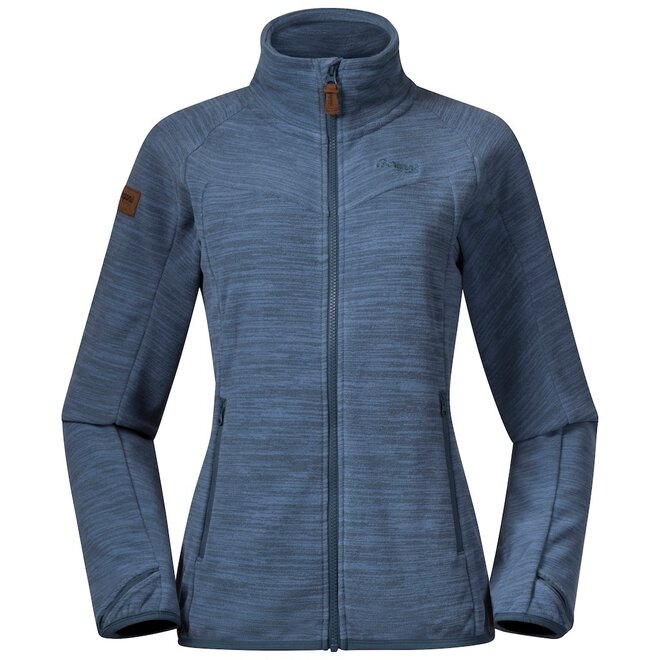 Hareid Fleece  Jacket NoHood - Orion Blue - Woman