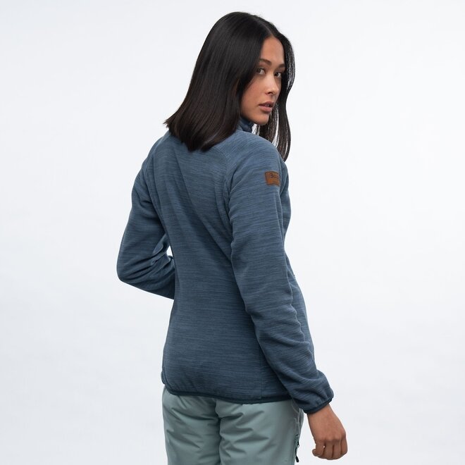 Hareid Fleece  Jacket NoHood - Orion Blue - Woman