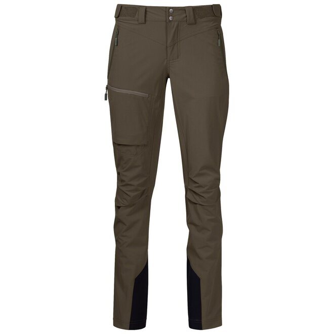 Breheimen Softshell Pants - Women - Dark Green Mud