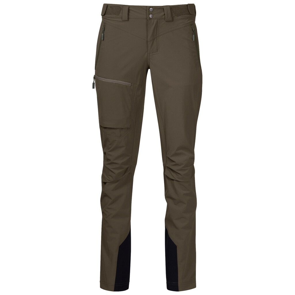 Breheimen Softshell Pants Women Dark Green Mud