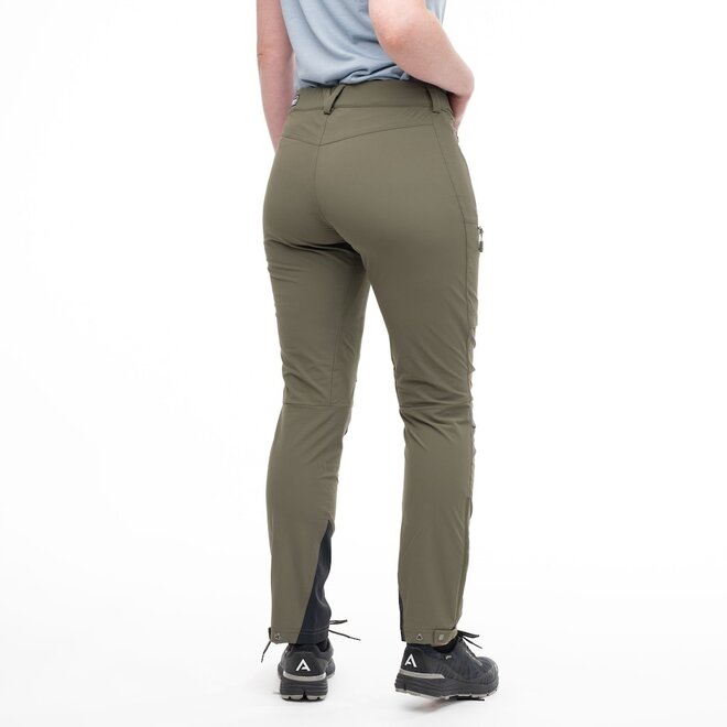 Breheimen Softshell Pants - Women - Dark Green Mud
