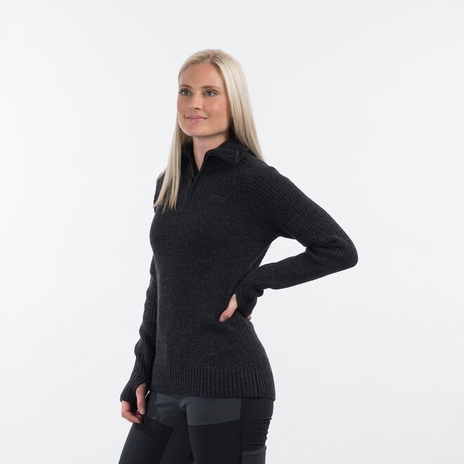 Ulriken Lady Jumper Dames - Black Mel