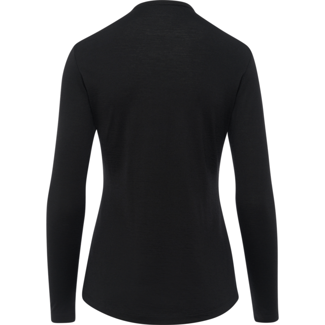 Merinowol Aero Long sleeve shirt - Dames - Black