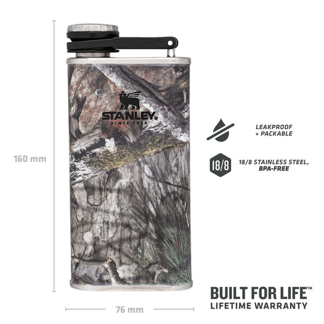 The Easy Fill Wide Mouth Flask 0,23L - Country DNA Mossy Oak