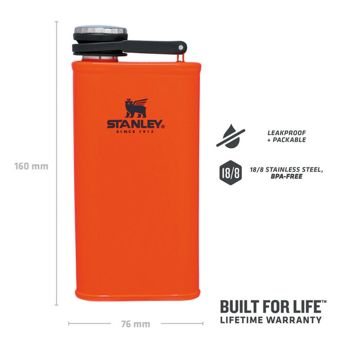 The Easy Fill Wide Mouth Flask 0,23L - Blaze Orange