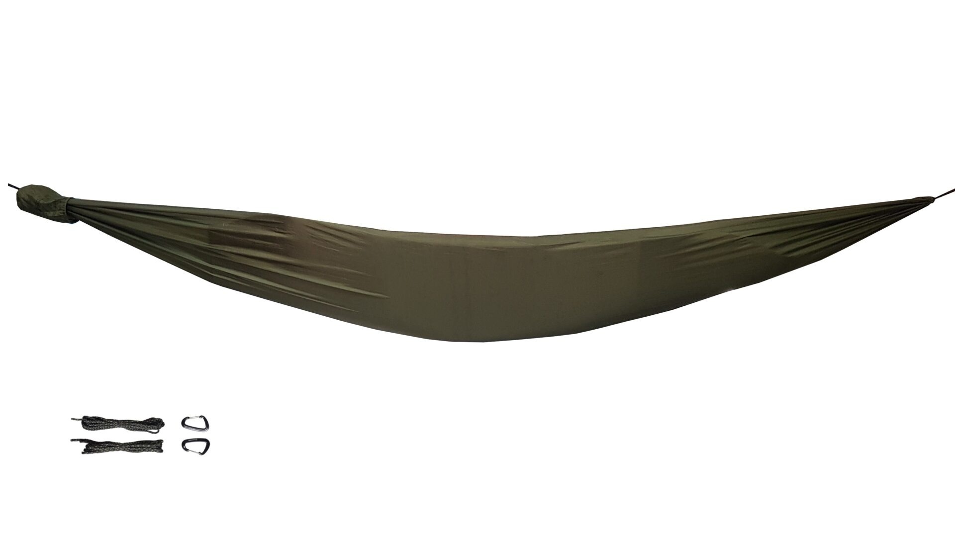 Hammock Green with carabiners
