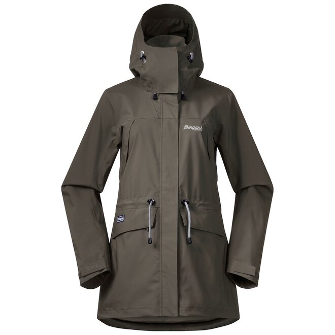 Breheimen 2L Dames Outdoorjas - GreenMud - Maat XS