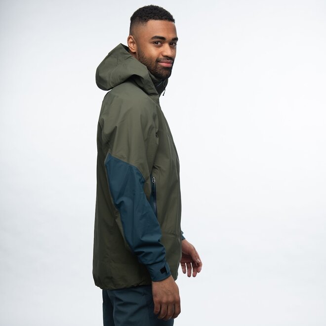 Rabot V2 3L Jacket - Green Mud/Orion Blue