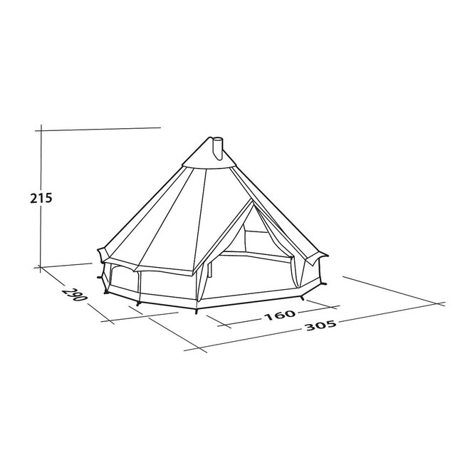 Klondike S - Vierpersoons Tent