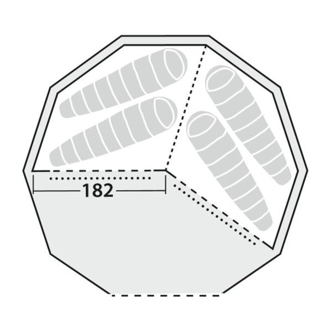 Klondike Tipi - Binnentent Zwart