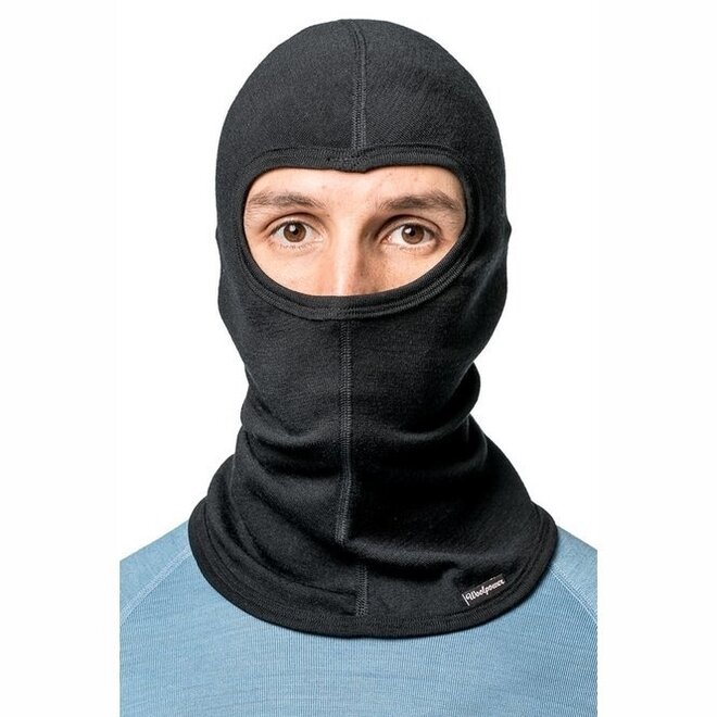 Merino Balaclava LITE - Black