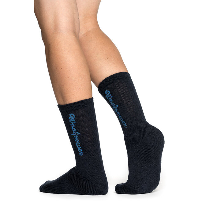 Merino Sokken Classic Logo 400 - Dark Navy