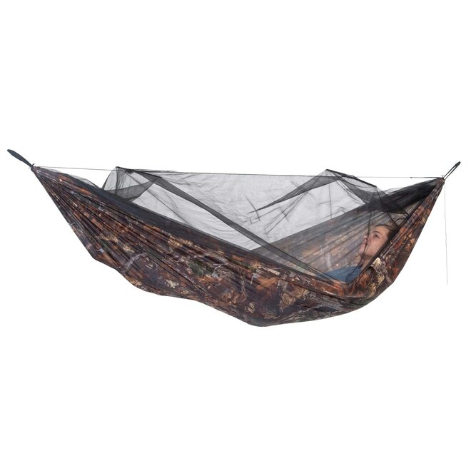 Moskito-Traveller Forest Print Hangmat met Muskietennet