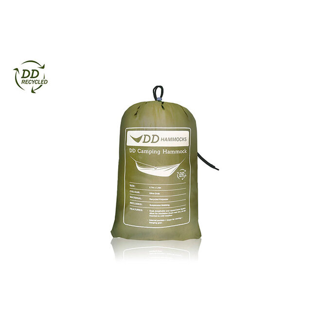 DD Recycled - Camping Hammock - Olive Drab