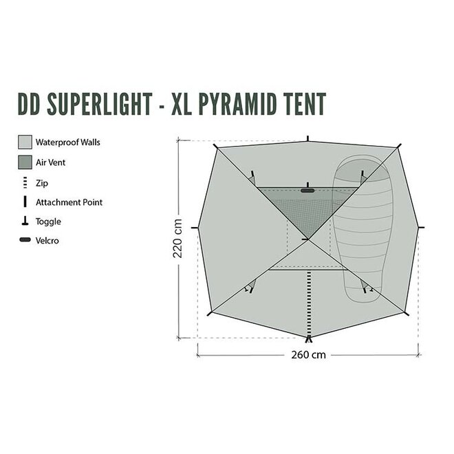 SuperLight - XL Pyramid Tent