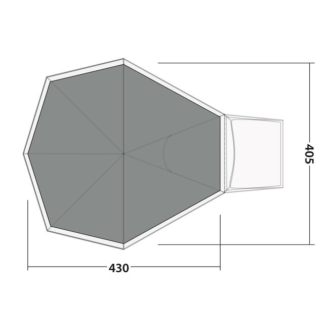 Onder Zeil/footprint voor Kiowa Tent