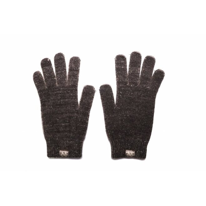 Possum Merino Handschoenen Lange Vingers Black Marl