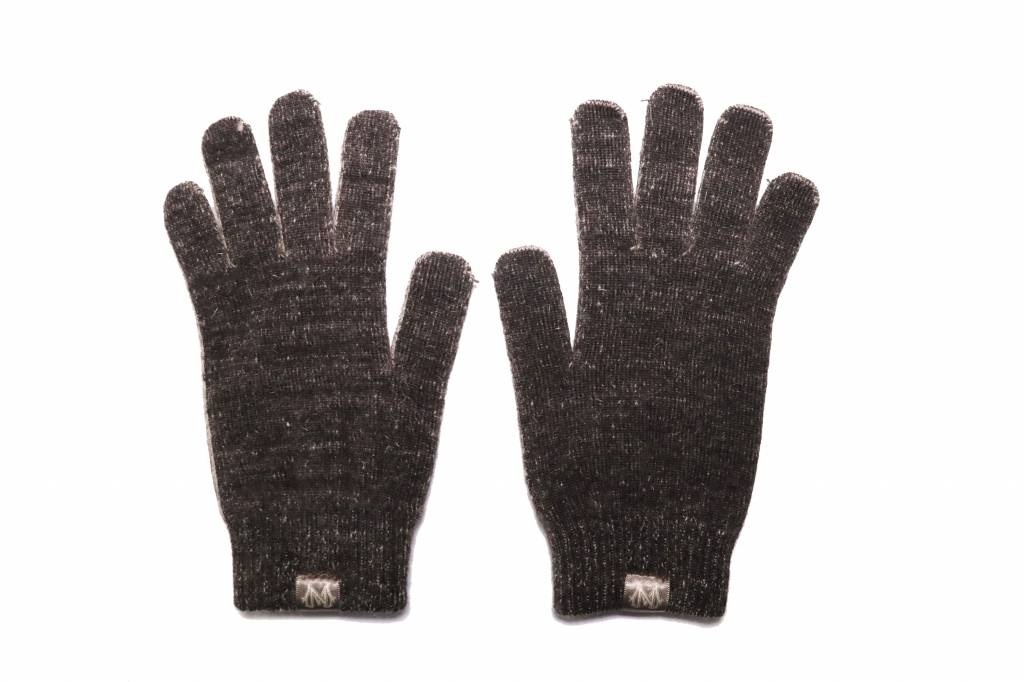 Possum-Merino Handschoenen Lange Vingers Black Marl