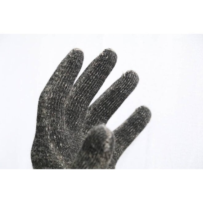 Possum Merino Handschoenen Lange Vingers Black Marl