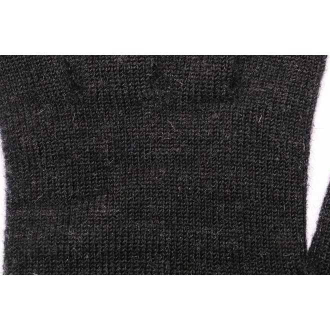 Possum Merino Handschoenen Lange Vingers Black Charcoal
