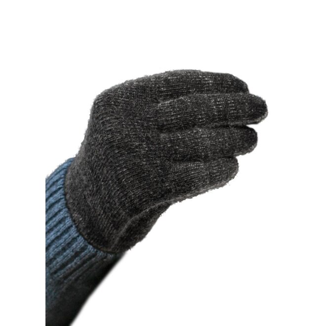 Possum Merino Handschoenen Lange Vingers Black Charcoal