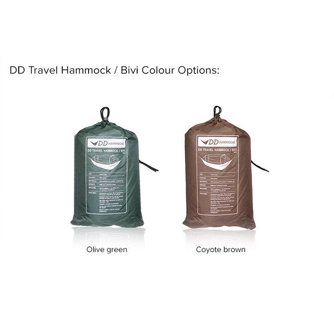 Travel hangmat / Bivi – Olive Green