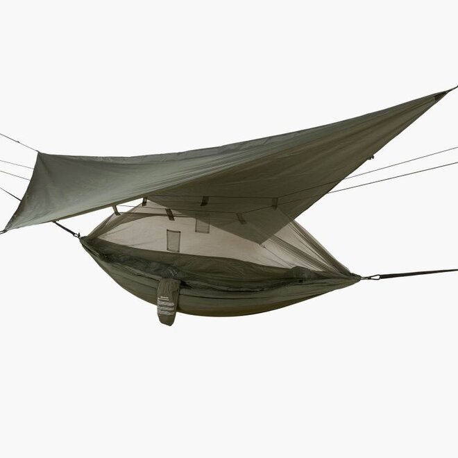 Crusader Waterproof Hammock+Tarp-Olive Green