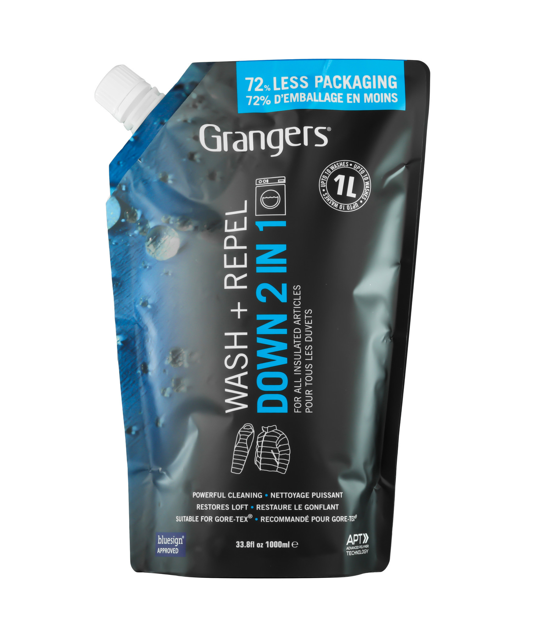 2 in 1 Wash + Repel down/Dons 1L