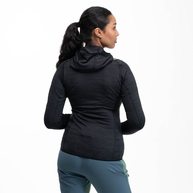 Rabot Active Mid Hood  Jacket - Black - Woman