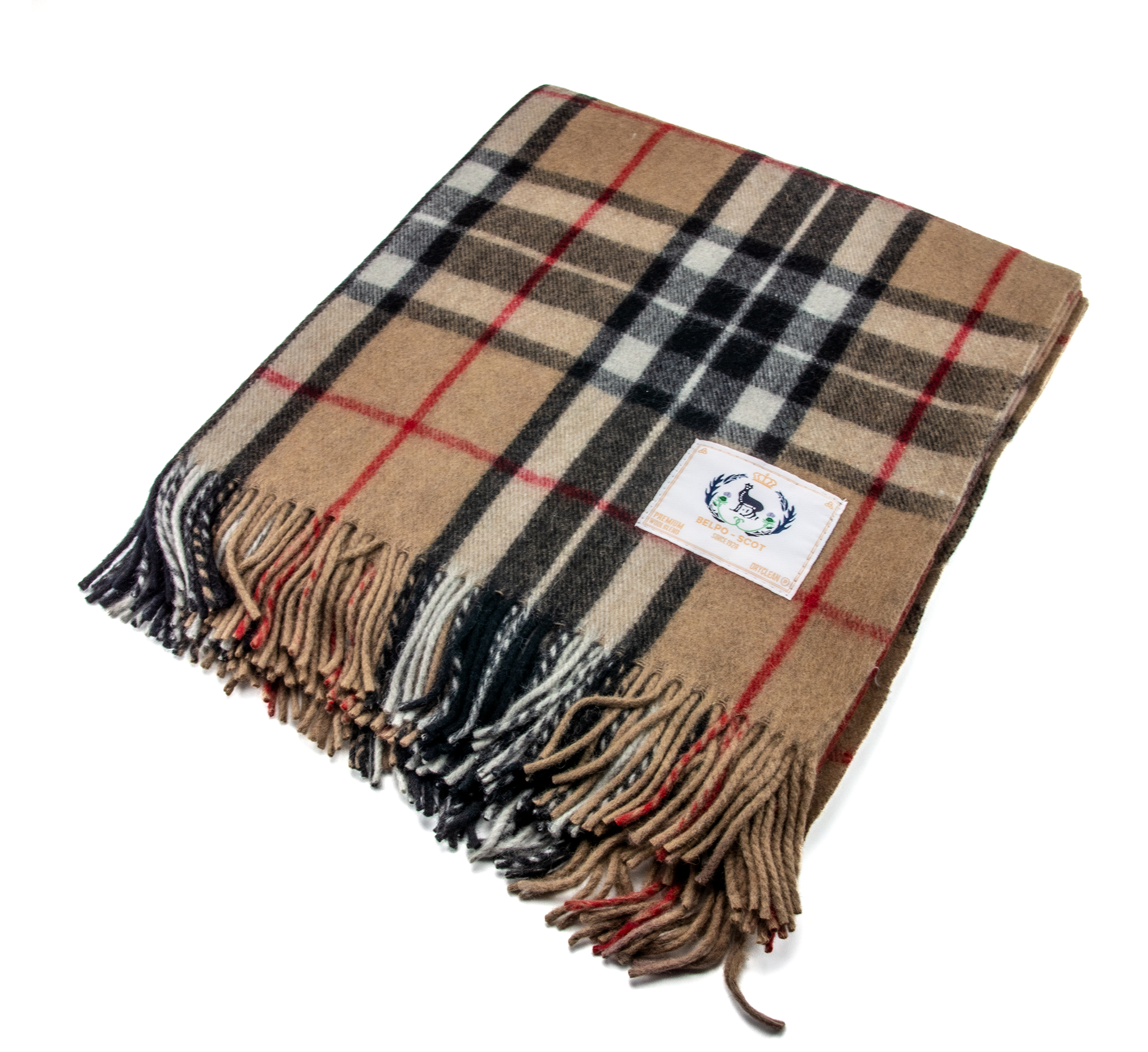 Wollen Tartan Camel Thomson Plaid
