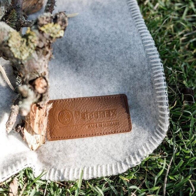 Zachte Wollen Deken (150x200) Rookwit/grijs