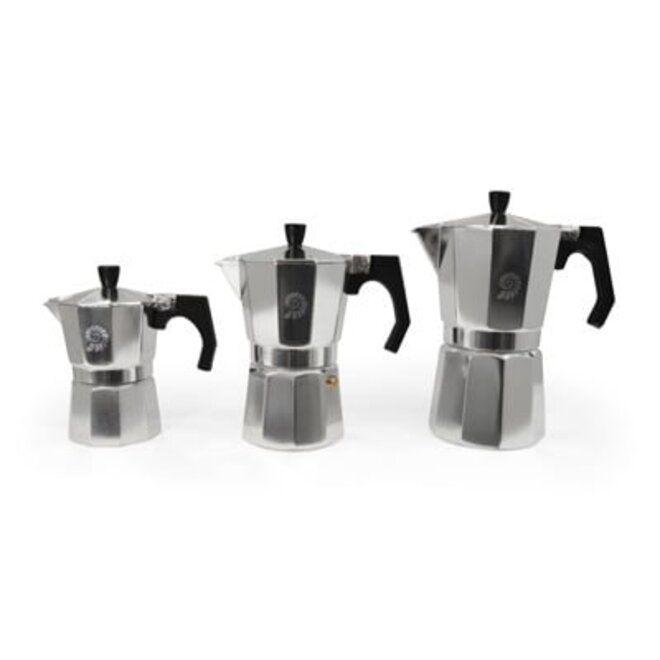Espresso 6 - 6-kops Percolator Zwart