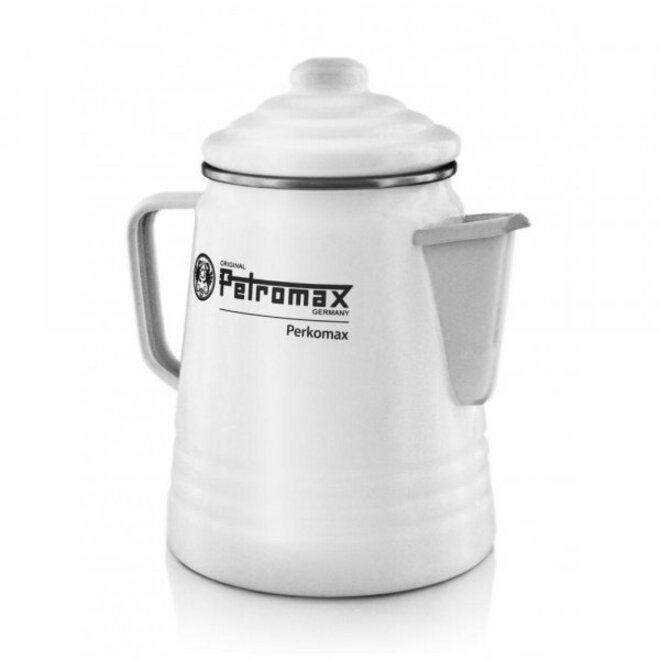 Perkomax Emaille Percolator Wit - 9 kops