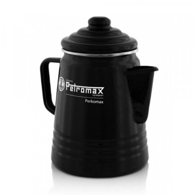 Perkomax Emaille Percolator Zwart - 9 kops