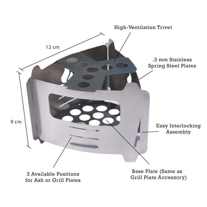 Bushbox Ultralight Outdoor Pocket Stove