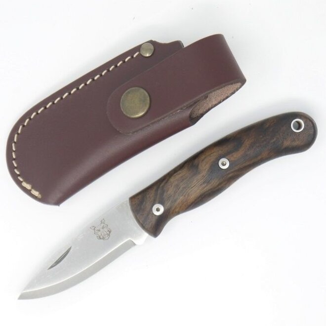 Boar Folding Pocket EDC Knife Turkish Walnut  - Incl. schede