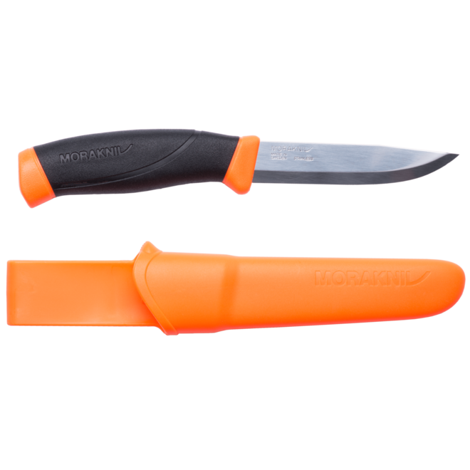 Companion Stainless Outdoor Knife-Signal Orange