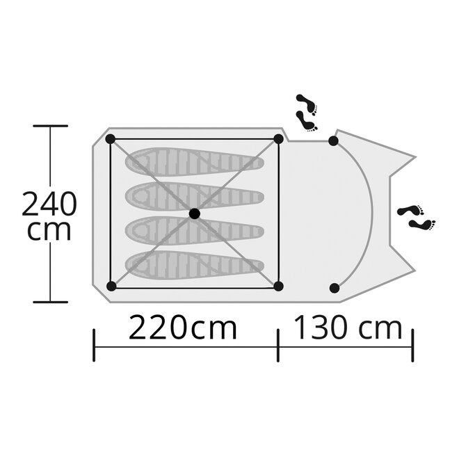 Tent - Hyggelig - 4 persons