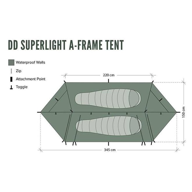 Superlight A-Frame Tent