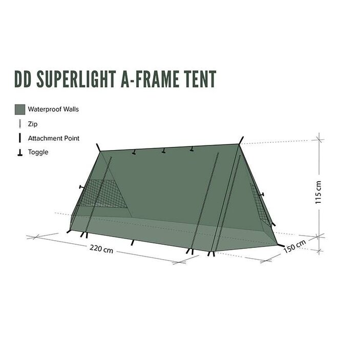 Superlight A-Frame Tent