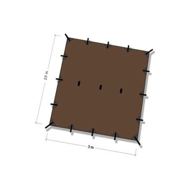 Superlight Tarp - Coyote Brown