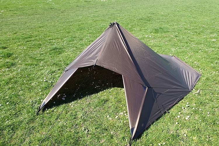 DD Hammocks Tarp 3x3 – Coyote Brown - Bushcraftshop.nl