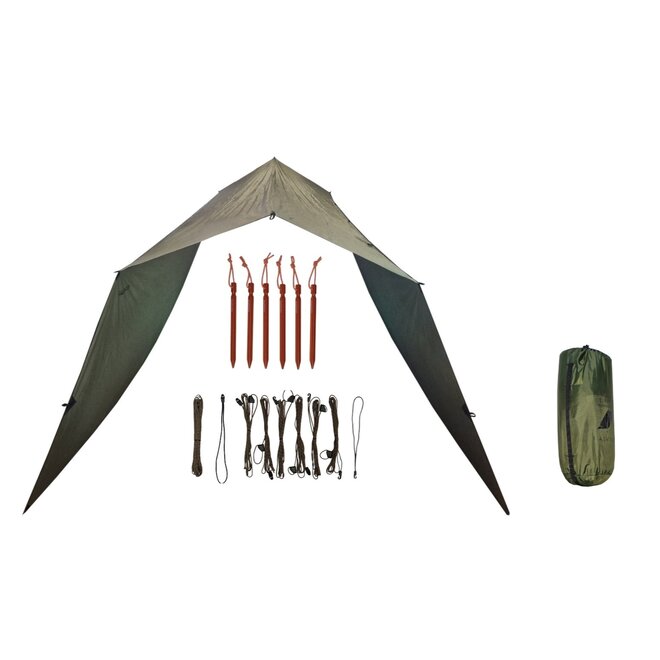 Easy Tarp 4x4 - Green