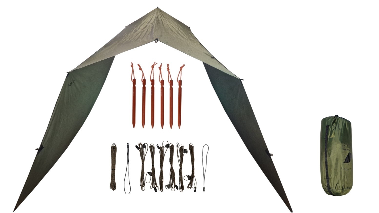 Easy Tarp 4x4 - Green