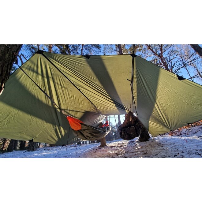 Easy Tarp 4x4 - Green