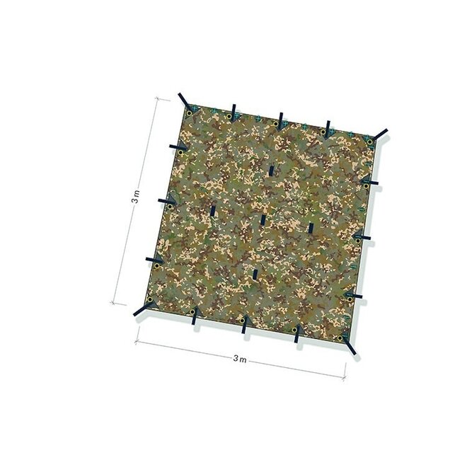 Tarp 3x3 Pro - Multicam