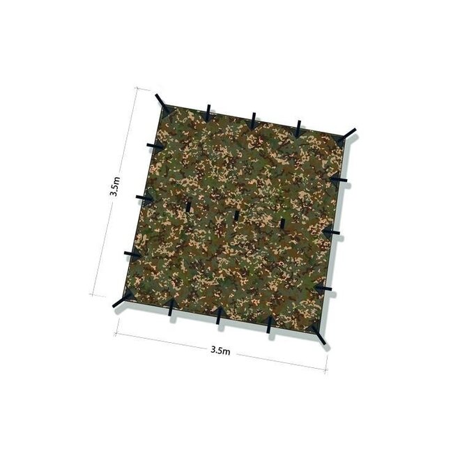 Tarp 3,5x3,5 - Multicam