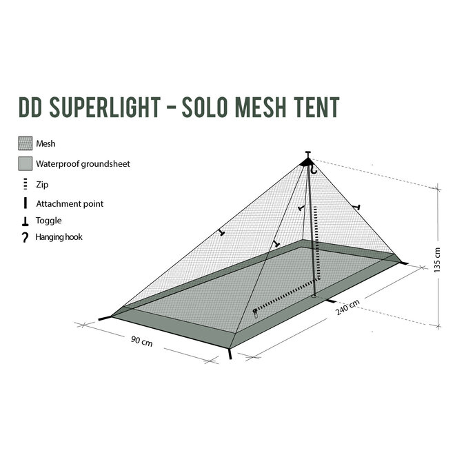 SuperLight - Solo Mesh Tent