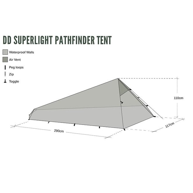 SuperLight Pathfinder Tent 2-Persoons